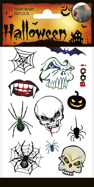 Tatuaggi finti di Halloween Scheletro