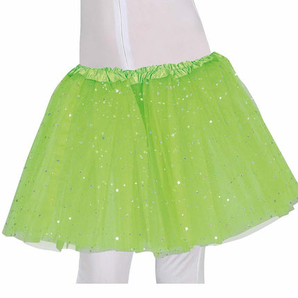 Stelle Tutu verde lime 30 cm