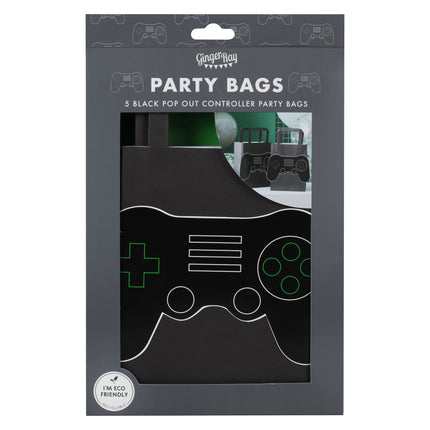 Sacchetti per feste di gioco 20cm 5pz