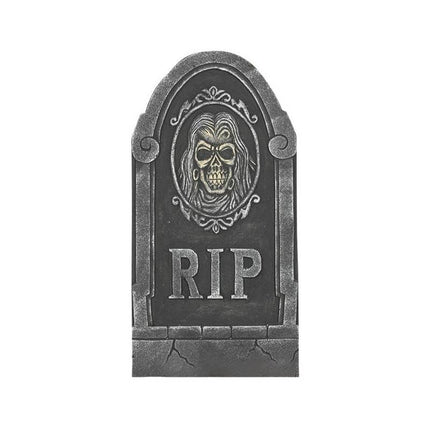 Teschio Tombstone di Halloween 65 cm