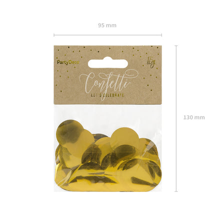Coriandoli tondi oro