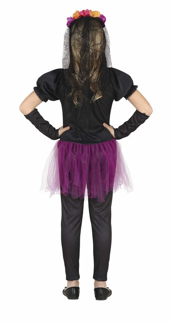 Costume da ragazza Dia De Los Muertos