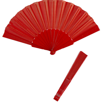 Tessuto a ventaglio rosso