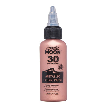 Cosmic Moon Vernice metallizzata per tessuti Oro Rosa 30ml