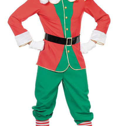 Costume da elfo di Natale per uomo