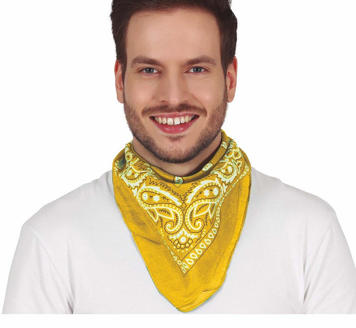 Sciarpa Bandana gialla