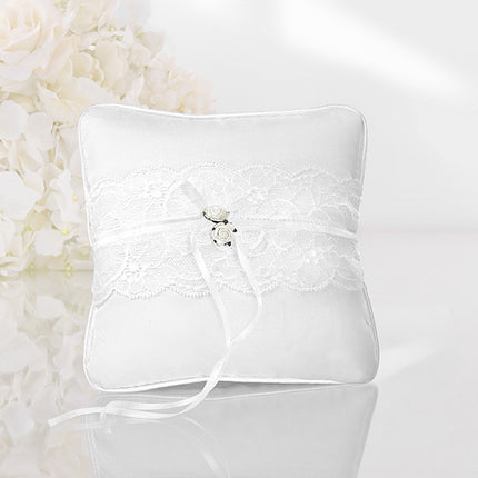 Cuscino ad anello in pizzo 16 cm