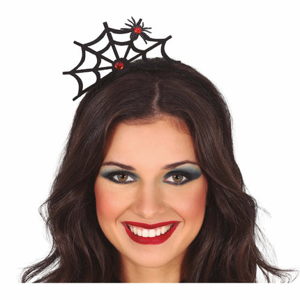 Cerchietto Halloween Ragnatela