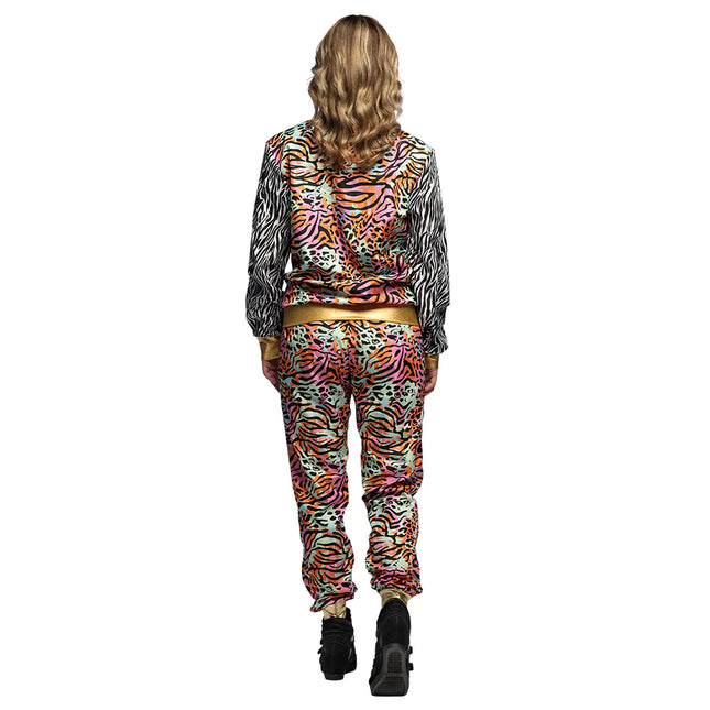 Tuta da ginnastica colorata Faulty Ladies Animal Print