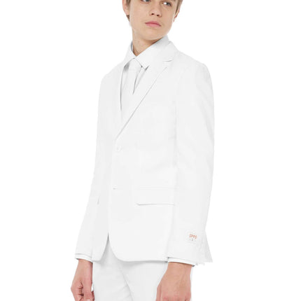 Ragazzo in abito bianco Teen <tc>OppoSuits</tc>