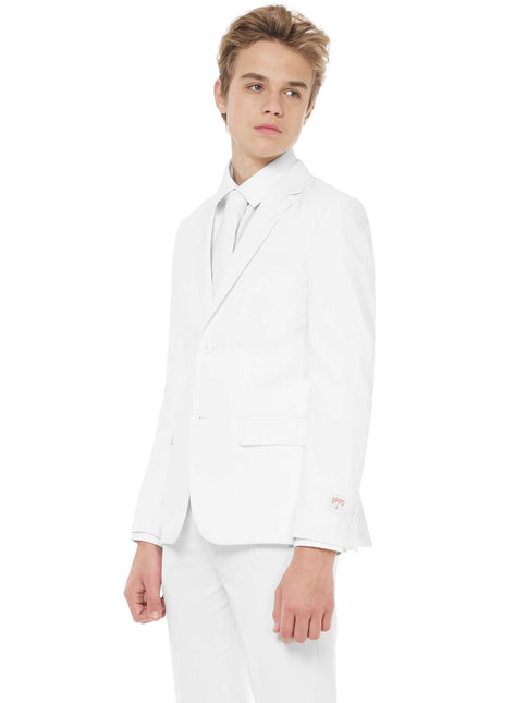 Ragazzo in abito bianco Teen <tc>OppoSuits</tc>