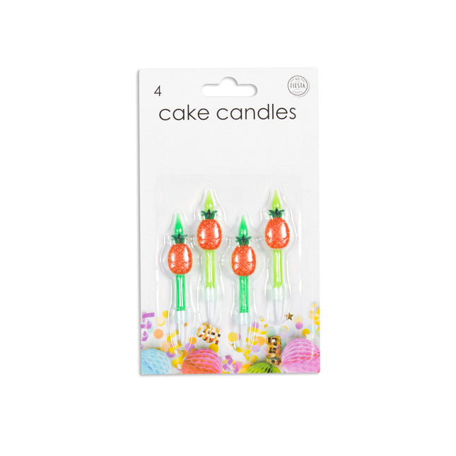 Candele ananas 5,9 cm 4 pezzi