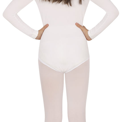 Body da bambina Bianco