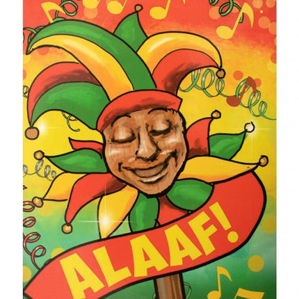 Biglietto d'auguri Maschera su bastone Alaaf