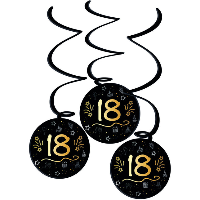 18 anni Decorazione da appendere 3 pezzi