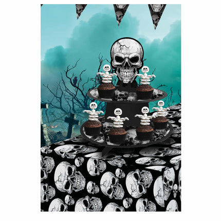 Decorazione da tavolo Halloween Scheletro 36 cm