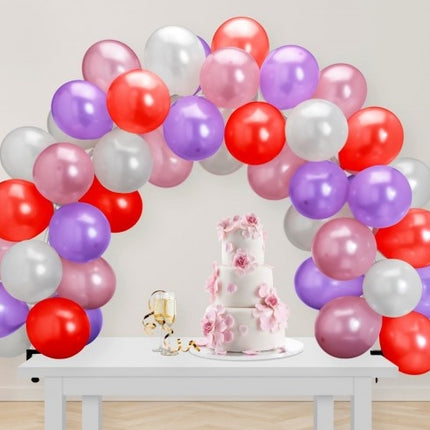 Set da tavola con arco a palloncino 2,10 m