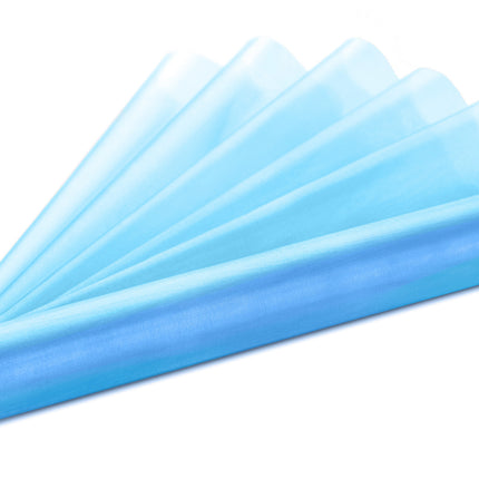 Tessuto di organza azzurro 16cm 9m