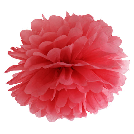 Pompon rosso 25 cm