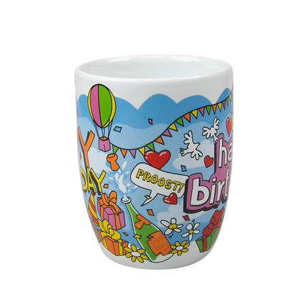 Tazza di buon compleanno