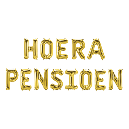 Set di palloncini dorati per il pensionamento da 1,9 m