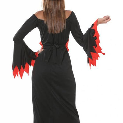 Costume Halloween Donna Strega Rosso