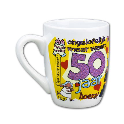 Tazza 50 Years Woman 12cm