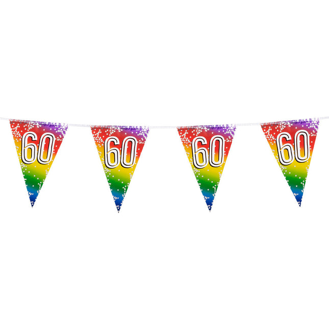 Ghirlanda arcobaleno 60 anni 6m