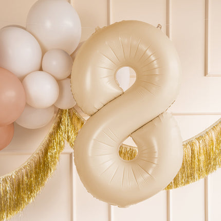 Palloncino di figura 8 anni Beige Vuoto 72cm
