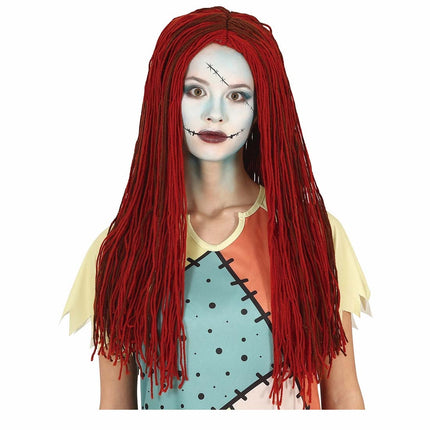 Parrucca di lana rossa