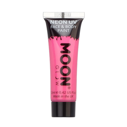 Moon Glow Intense Neon UV Face Paint Rosa intenso 12ml