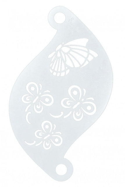 Modello di trucco per farfalle