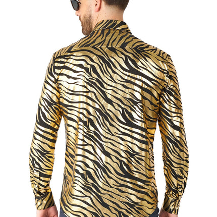 Camicia Tiger Gold Uomo <tc>OppoSuits</tc>