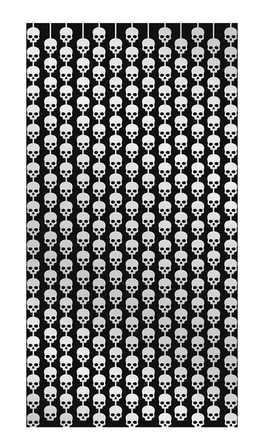 Tenda per porta Halloween Teschi 2m