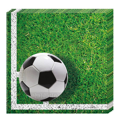 Tovaglioli da calcio decorazione 33cm 20pz