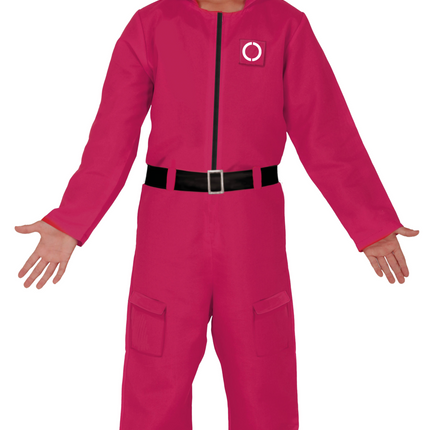 Tuta da calamaro rosso rosa