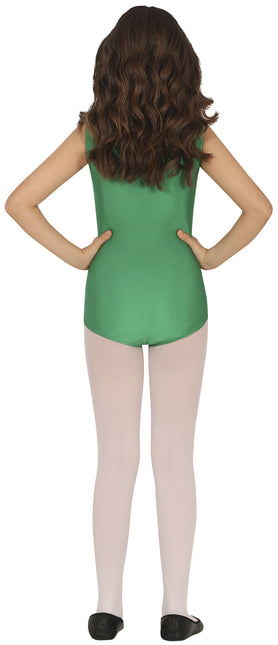 Body da bambina Verde Senza Maniche