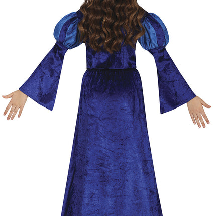 Costume da principessa medio per bambina blu
