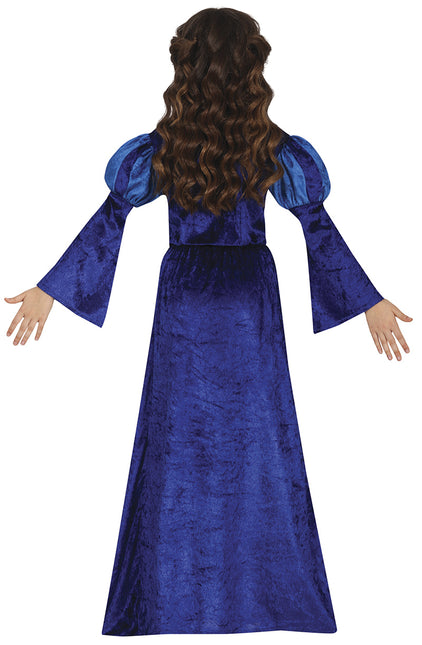 Costume da principessa medio per bambina blu