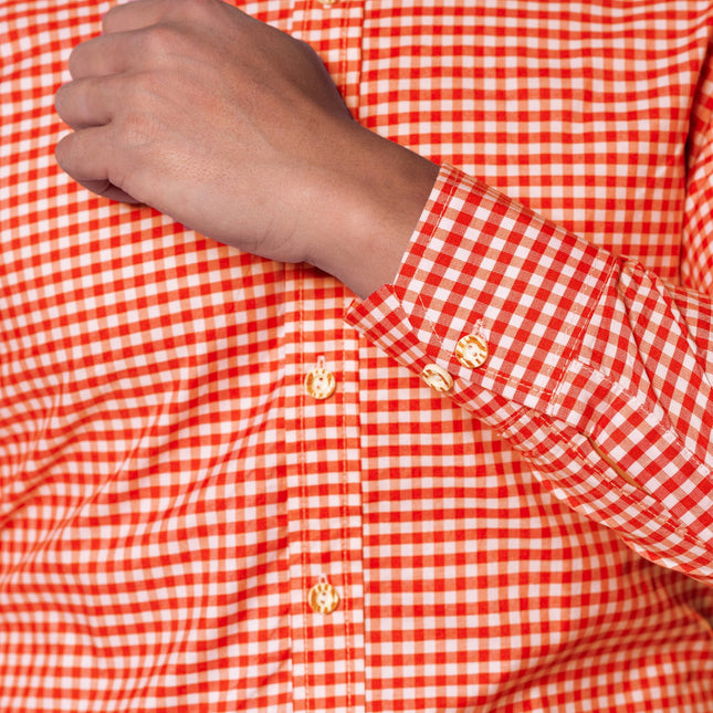 Camicetta Oktoberfest Arancione Uomo