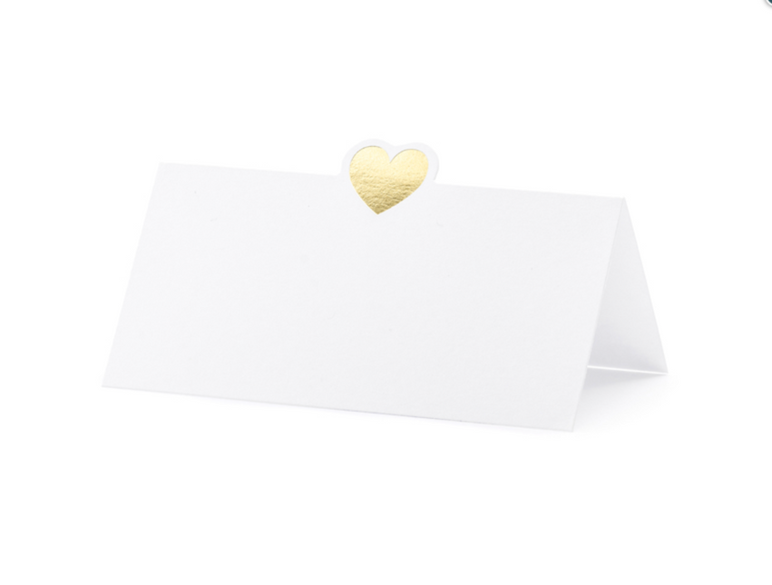 Etichette portanome oro 10cm 10pz