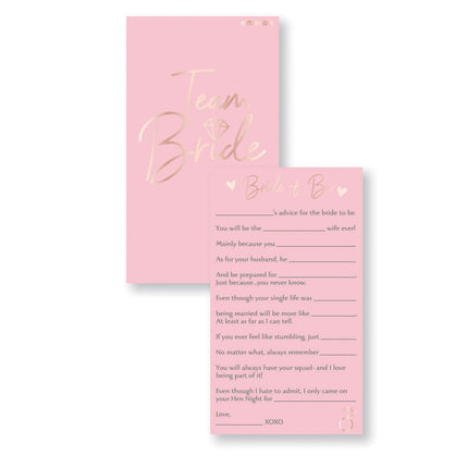 Biglietto d'auguri Bride To Be 17cm 8pz