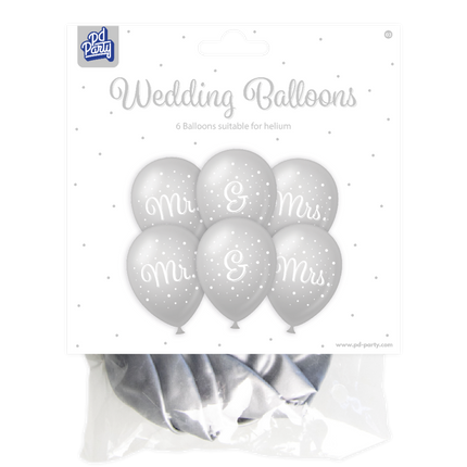Palloncini matrimonio Mr & Mrs 30cm