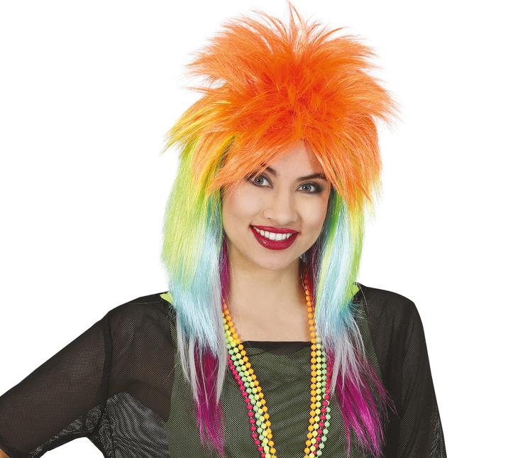 Parrucca Rock Multicolore