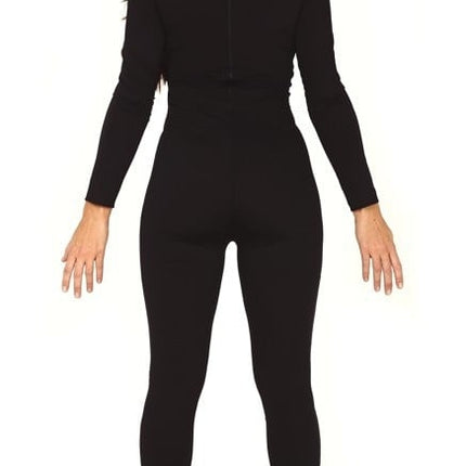 Tuta da donna con costume da scheletro per Halloween