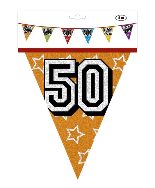 Ghirlande 50 Anni Glitter 8m