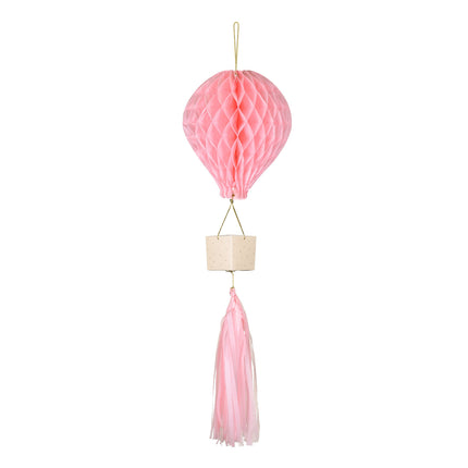Palloncino rosa a nido d'ape