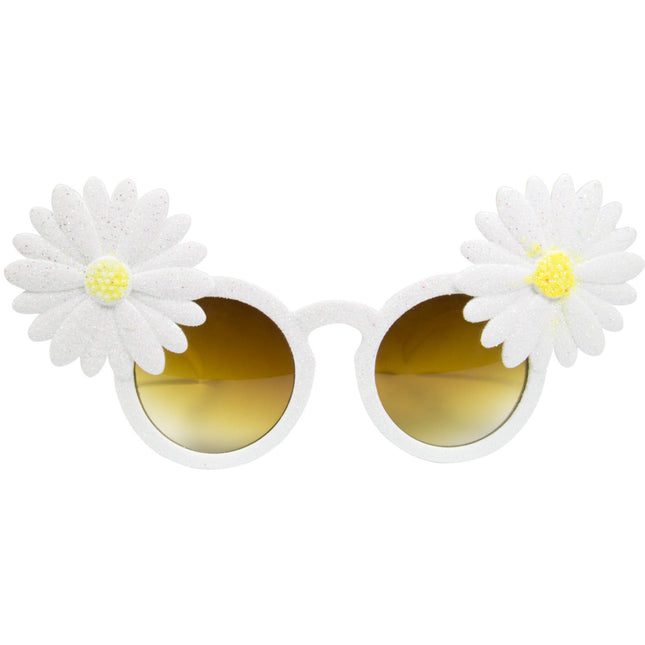 Occhiali Hawaii Fiori Bianchi