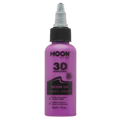 Moon Glow Vernice neon UV per tessuti 30ml Viola intenso 30ml