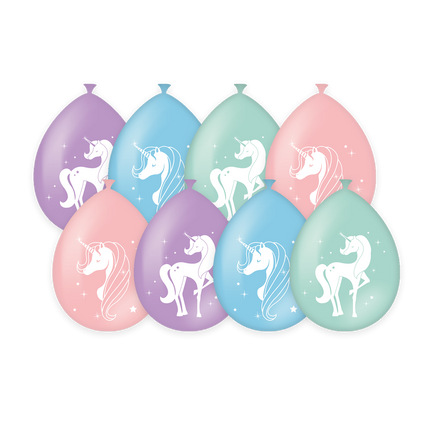 Palloncini Unicorno Colorati 30cm 8pz